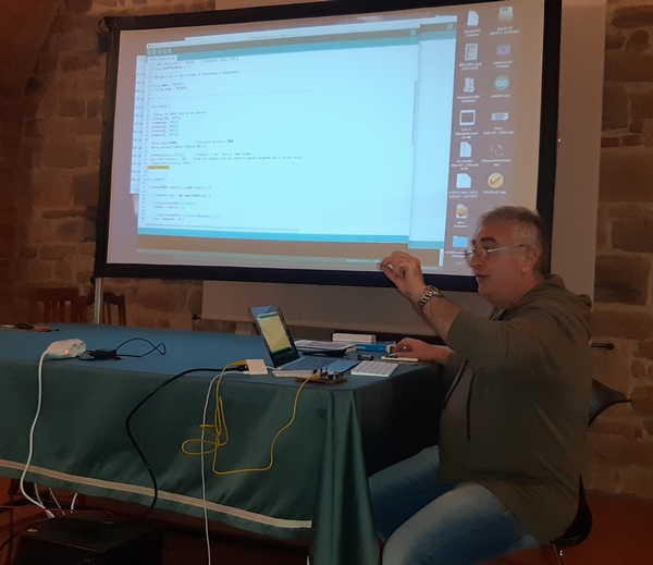 Serata a tema Arduino a cura di Enrico IU5FFL  24 ottobre 2019