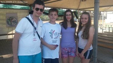 IZ5IOW e il Team Serbia ragazzi al raduno YOTA 2015 Marina di Massa